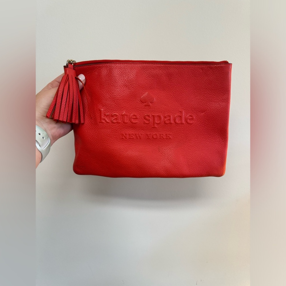 Red, Kate Spade Clutch